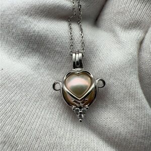 Silver Heart Pendant Necklace